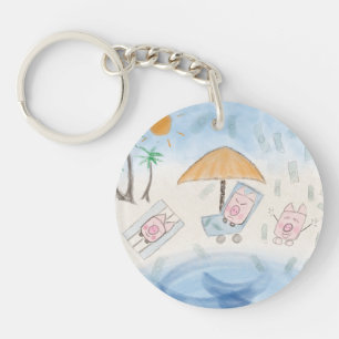 Porte-clefs Perdu au ciel
