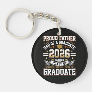 Porte-clefs Père fier de la promotion 2026 diplômé