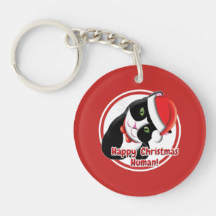 Porte-clefs Père Noël Cat