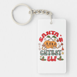 Porte-clefs Père Noël Cutest Elf Sublimation-80881