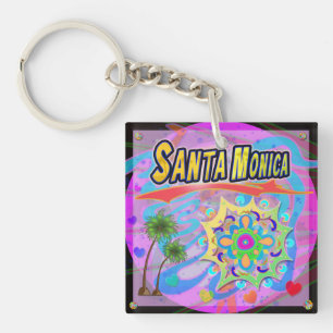 Porte-clefs Père Noël Monica Vrai Porte - clé de progrès