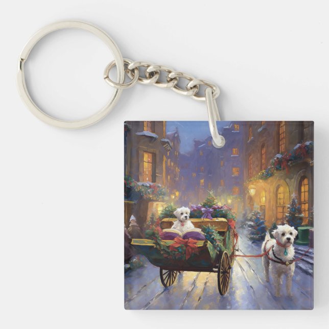 Porte-clefs Période de fêtes de Noël maltaise (Devant)