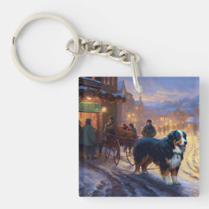 Porte-clefs Période des Fêtes de Noël du Montagnard Bernois