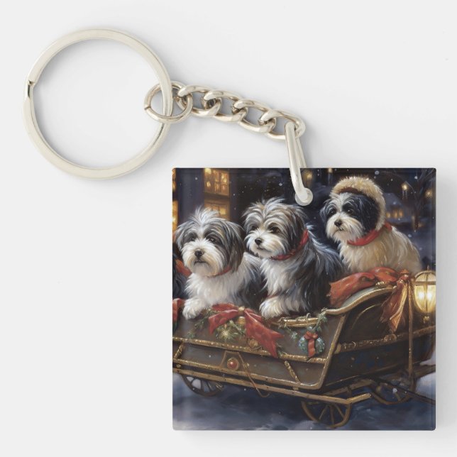 Porte-clefs Période des Fêtes de Noël Havanaise (Devant)