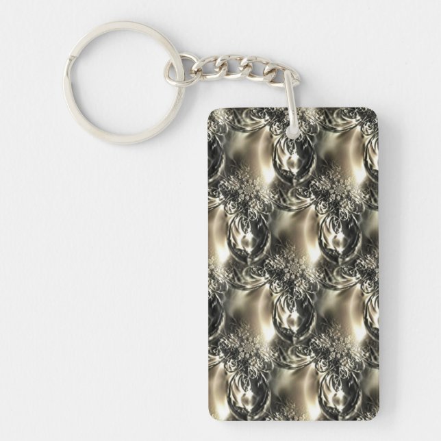 Porte-clefs Perles dorées (Devant)