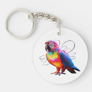 Porte-clefs Perroquet vibrant