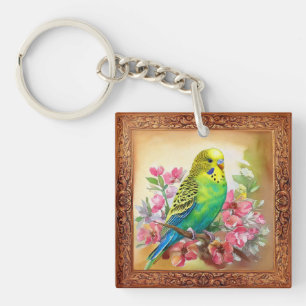 Porte-clefs Perruques et fleurs
