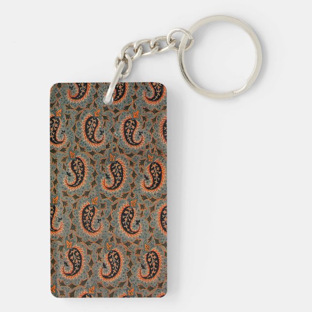 Porte-clefs Perse Orientale, Motif Turc Paisley, Tapis (Dos)