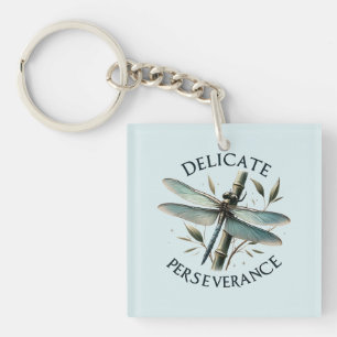 Porte-clefs Persévérance délicate - libellule artistique