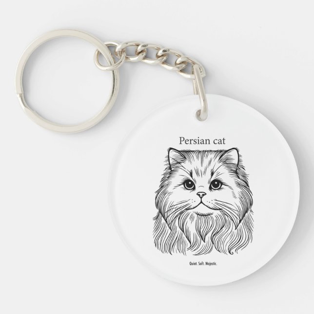 Porte-clefs Persian Cat Portrait (Devant)