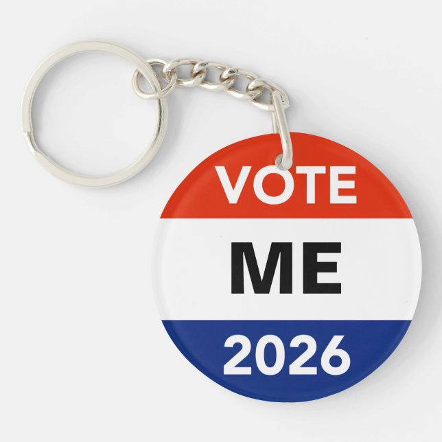Porte-clefs Personal Vote 2026 Midterm Election Campaign (Devant)