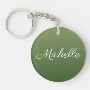 Porte-clefs Personalized green