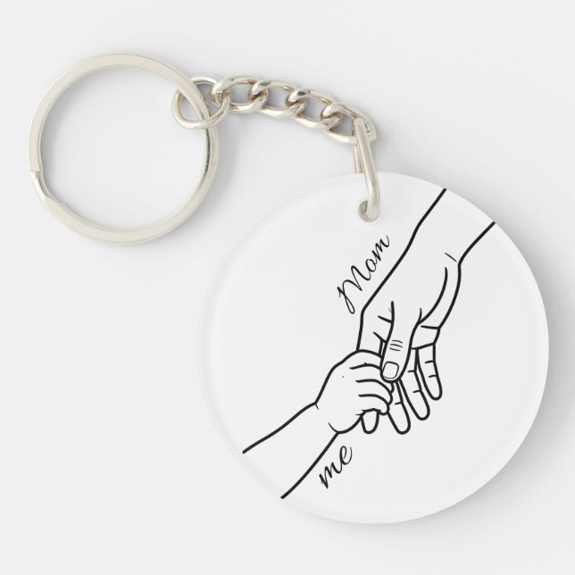 Porte-clefs Personalized Hand Holding Keychain (Devant)