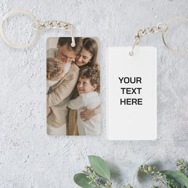 Porte-clefs Personalized image keychain, Personalized text  (Créateur téléchargé)