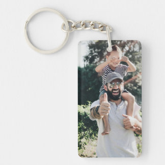 Porte-clefs Personalized Photo Keychain: Custom Acrylic Family