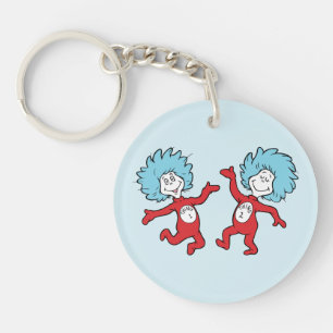 Porte-clefs Personnage Chose 1 et Chose 2 de Dr Seuss