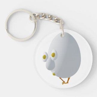 Porte-clefs Personnage d'œuf original RG & RA Design mignon