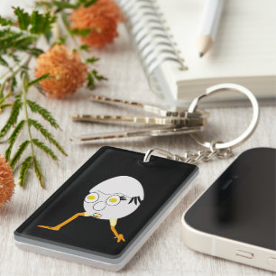 Porte-clefs Personnage d'œuf original RG & RA Design mignon