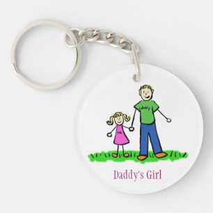 Porte-clefs Personnages d'art familial de papa Porte - clé per