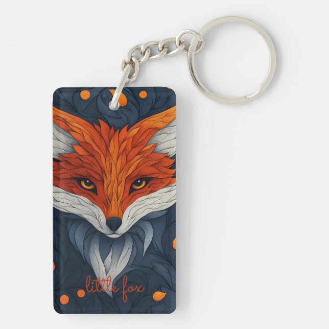 Porte-clefs Personnalisable Little Fox (Dos)