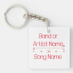 Porte-clefs Personnalisable votre musique préférée