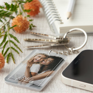 Porte-clefs Personnalisation personnalisée Photo Meilleures am