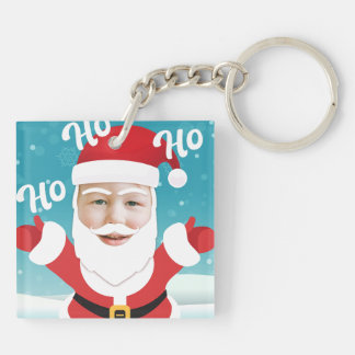 Porte-clefs Personnalisé Ajouter votre propre photo Noël