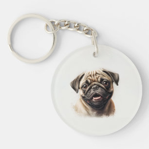 Porte-clefs Personnalisé Animaux de compagnie Photo Amoureux d