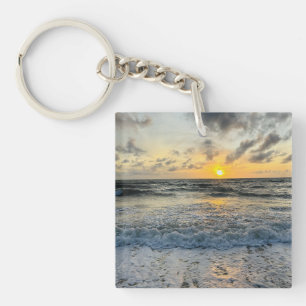 Porte-clefs Personnalisé Cute Deux Photo Double Côté Personnal