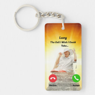 Porte-clefs Personnalisé L'Appel Que Je Souhaite Pouvoir Prend