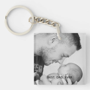 Porte-clefs Personnalisé Meilleur Père Jamais