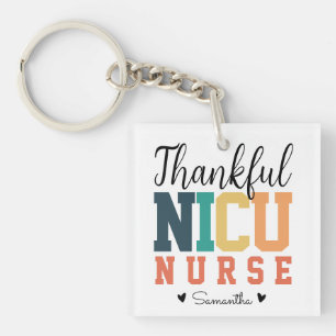 Porte-clefs Personnalisé Merci NICU Nurse Porte - clé, Cadeau