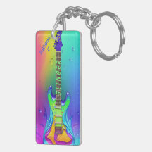 Personnalisé Neon Guitare