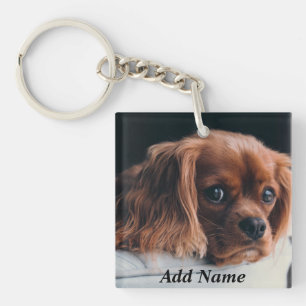 Porte-clefs Personnalisé Ruby Cavalier King Charles Spaniel