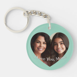 Porte-clefs Personnalisée personnalisée Photo Coeur Ajouter un