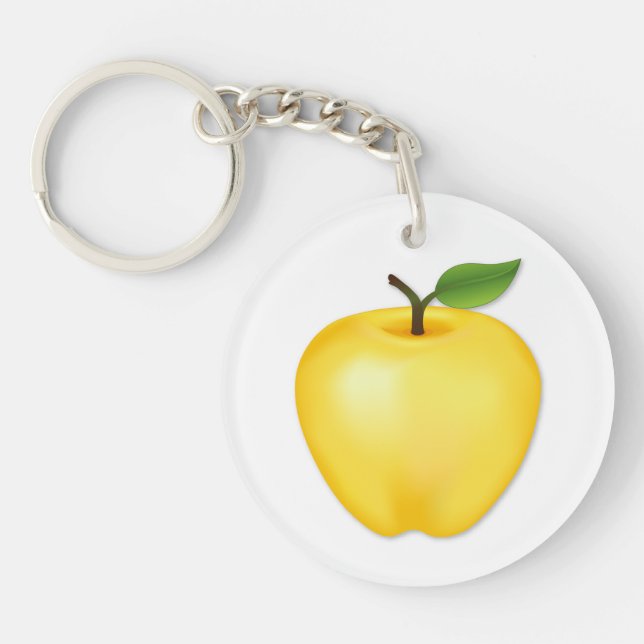 Porte-clefs Personnaliser Golden Delicious Apple (Devant)