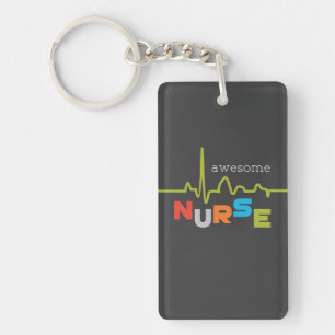 Porte-clefs Personnaliser, Infirmière géniale à la journée des