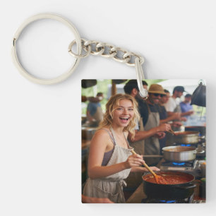 Porte-clefs Personnaliser la photo de concours de chili