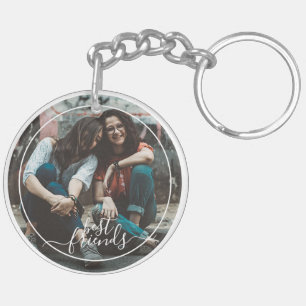 Porte-clefs Personnaliser la photo Les meilleurs amis jamais
