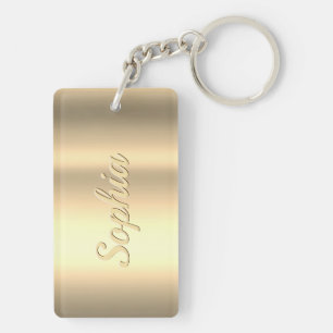 Porte-clefs Personnaliser le nom et le message, Chaînette en o