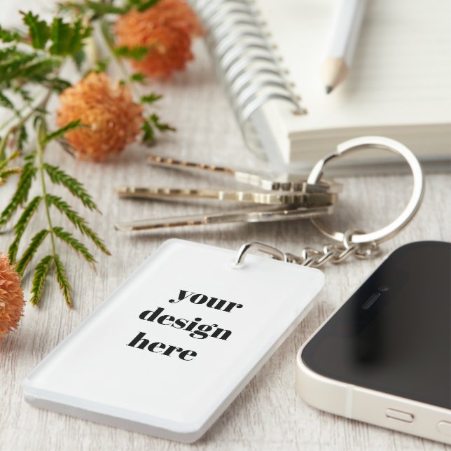 Porte-clefs Personnaliser ou Customiser (Devant droit)