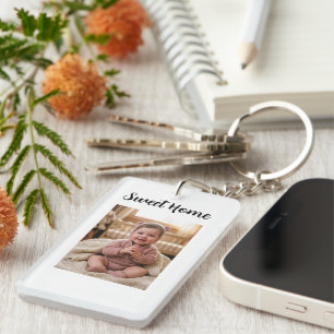 Porte-clefs personnaliser un simple rectangle personnalisé (re