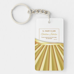 Porte-clefs Personnalisez, jubilé d'or de la vie religieuse