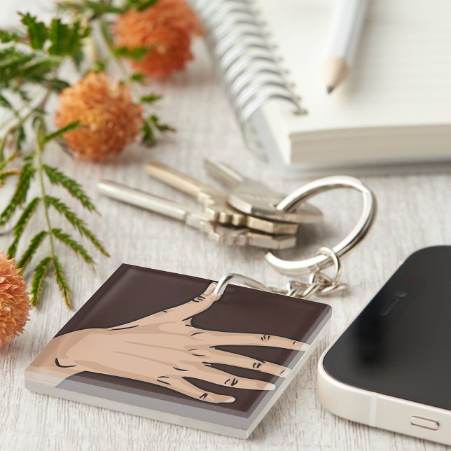 Porte-clefs Personnes Porte - clé à la main (Créateur téléchargé)