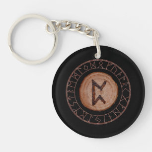 Porte-clefs Perthro - Rune Aînée de Futhark