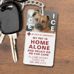 Porte-clefs Pet ICE Safety Alert Contact Photo<br><div class="desc">Préparez-vous à prendre soin de votre animal de compagnie en coque, vous êtes dans une situation d'urgence et ne pouvez pas transmettre que votre animal de compagnie est ou est à la maison seul et vous compter sur vous pour prendre soin de vous et fournir un nom ou un numéro...</div>