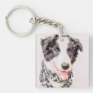 Porte-clefs Pet Memorial Keepsaké pour toujours dans nos coeu