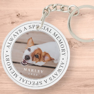 Porte-clefs Pet Memorial Toujours une mémoire spéciale Photo