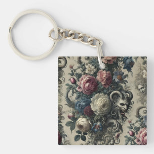 Porte-clefs Pétales de Décadence - gothique baroque