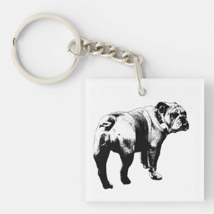 Porte-clefs Petit Bouledogue, Carreau Fidèle